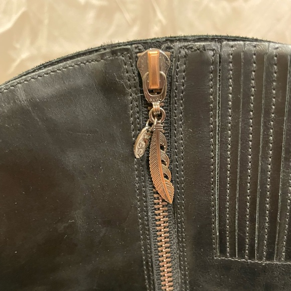 UGG Black Tall Heeled Boots - Picture 9 of 14